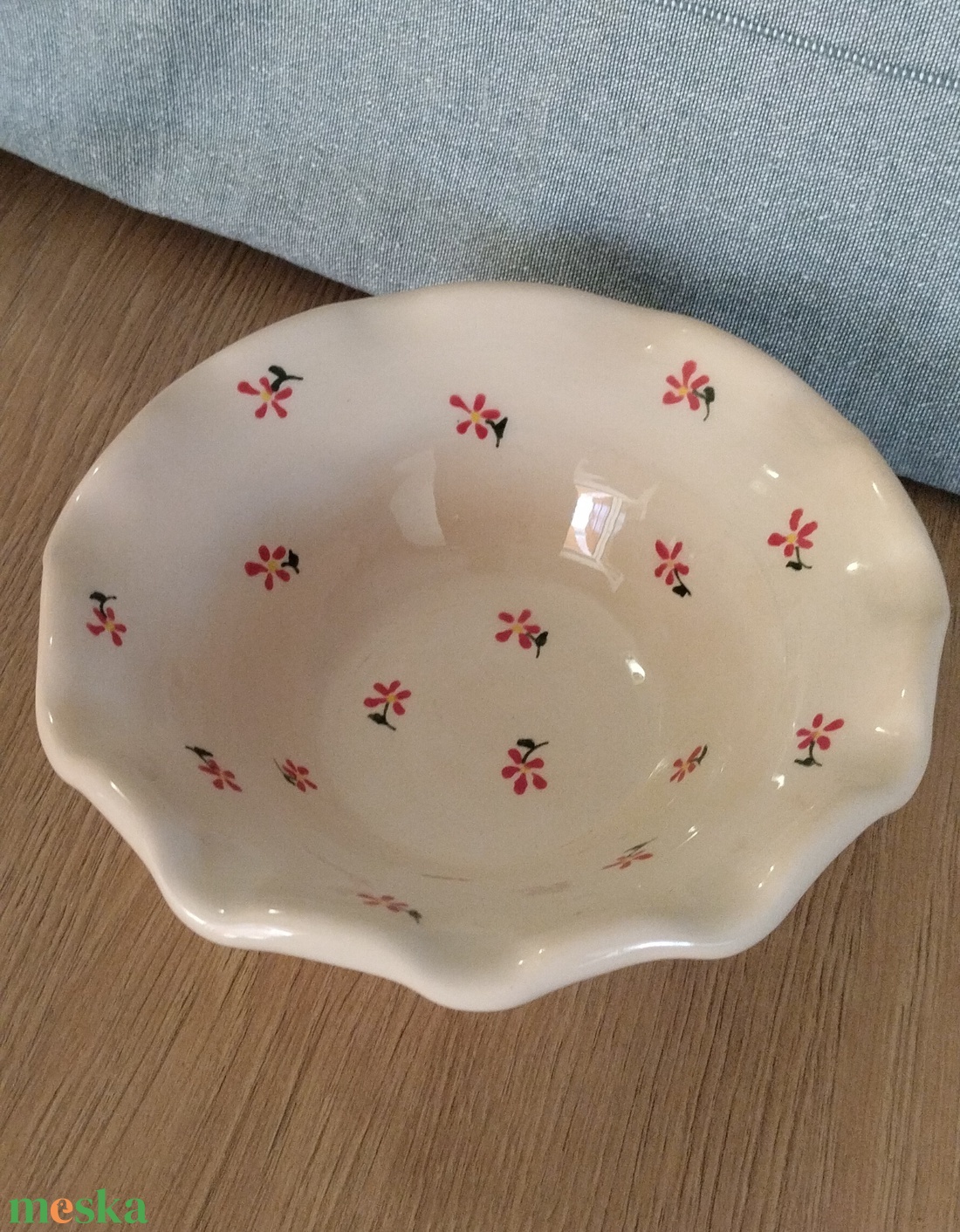 Kerámia kínáló tálka - otthon & életmód - konyhafelszerelés, tálalás - tálalás - kínálótál - Meska.hu