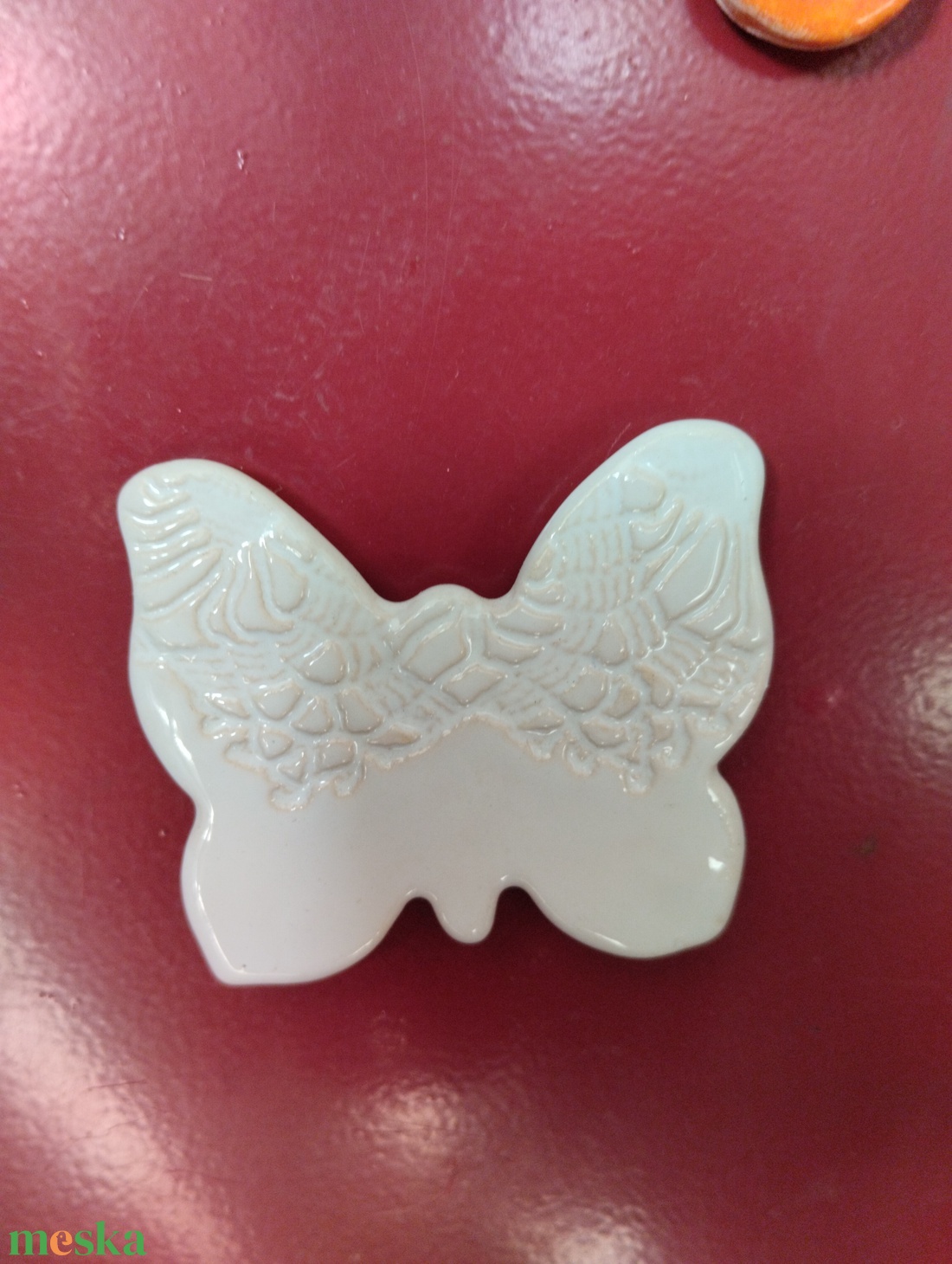 Lepke hűtőmágnes  - otthon & életmód - konyhafelszerelés, tálalás - konyhai dekoráció - hűtőmágnes - Meska.hu