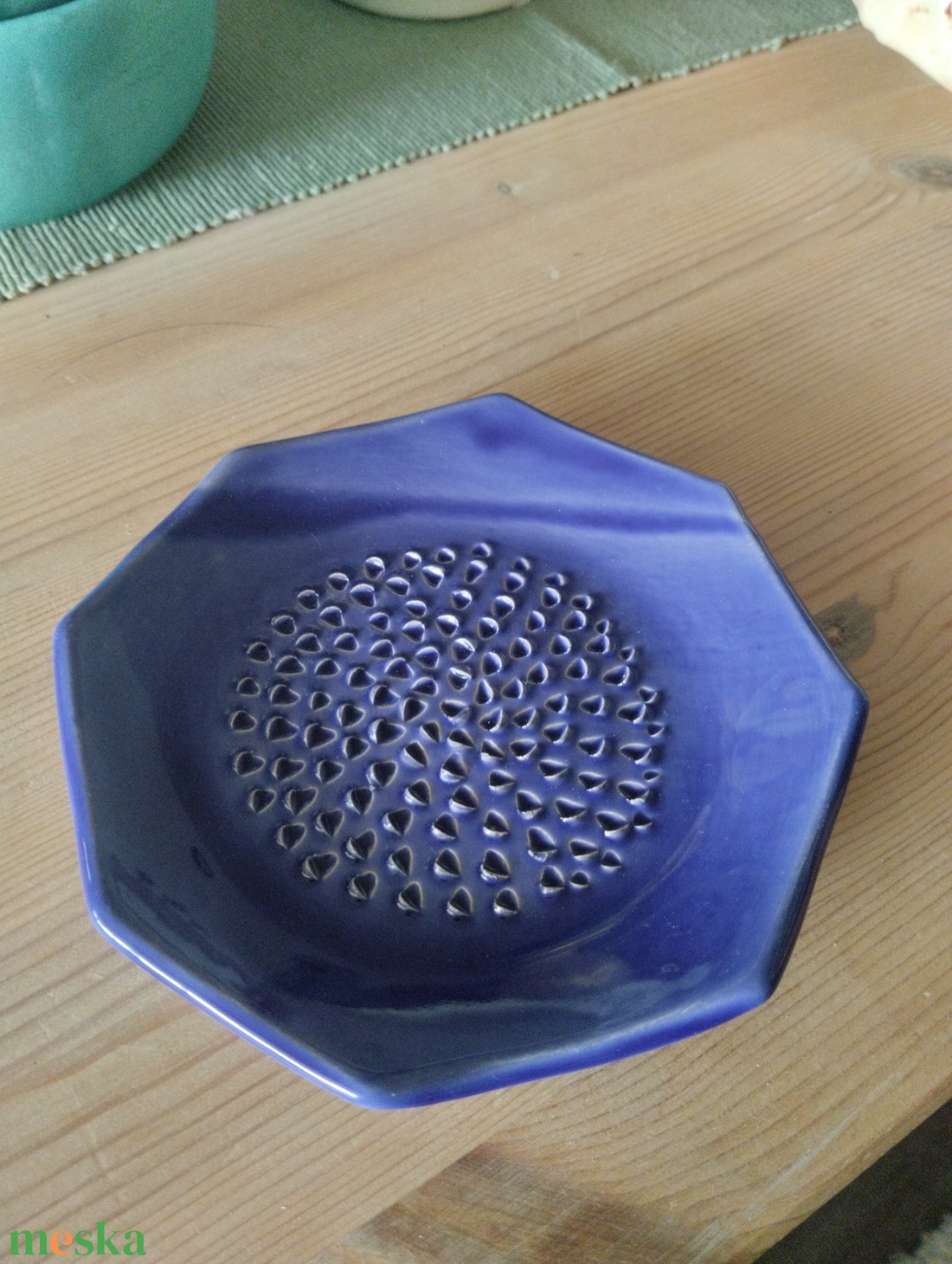 Kerámia fokhagyma reszelő - otthon & életmód - konyhafelszerelés, tálalás - konyhai tárolás - fűszertartó - Meska.hu