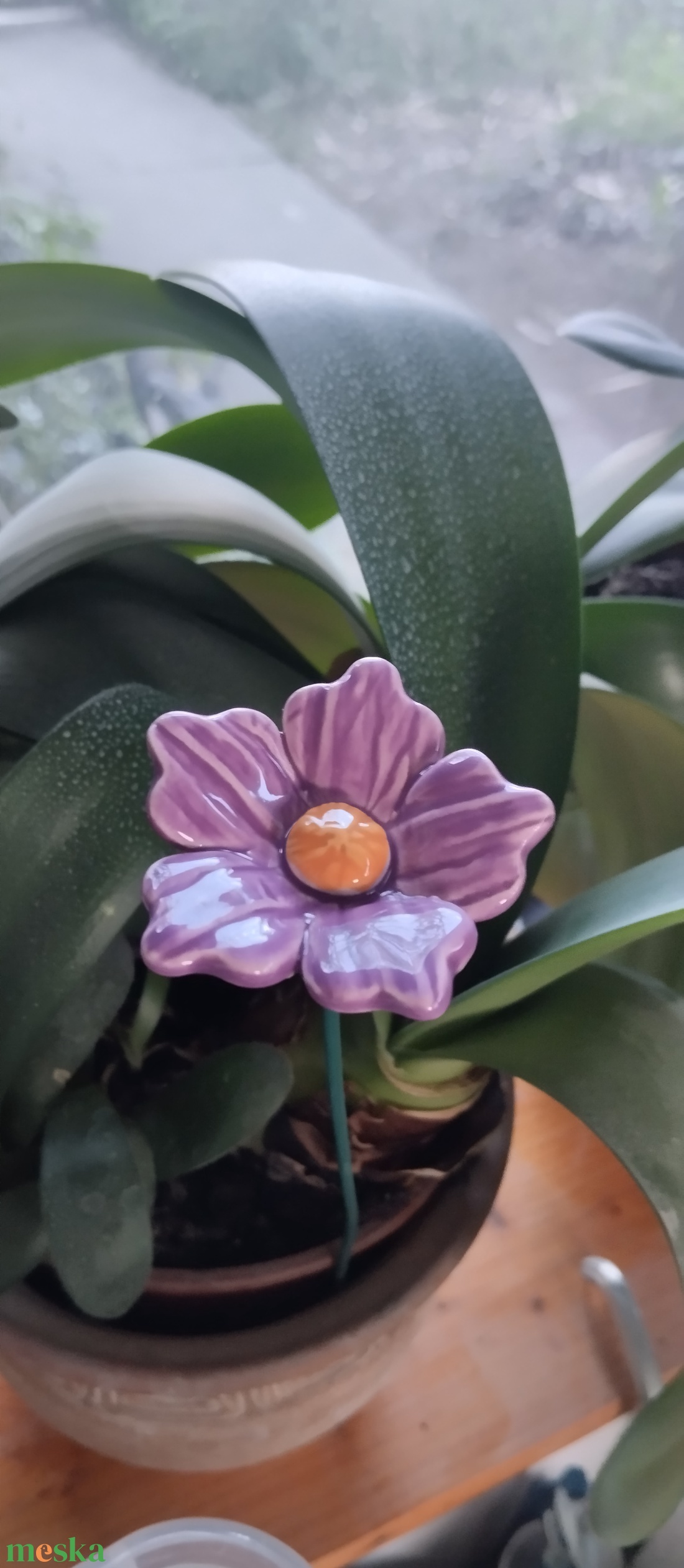 Kerámia virág  -  - Meska.hu