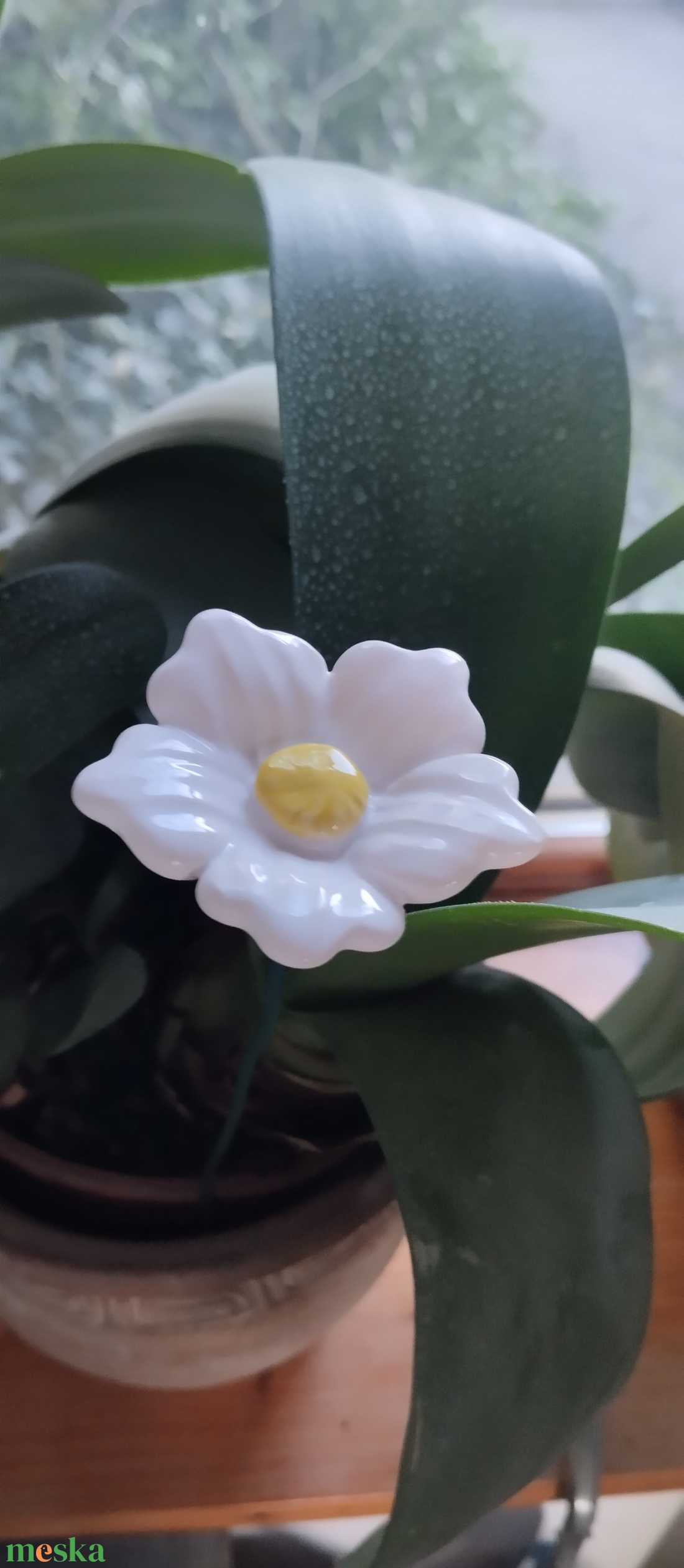 Kerámia virág  -  - Meska.hu