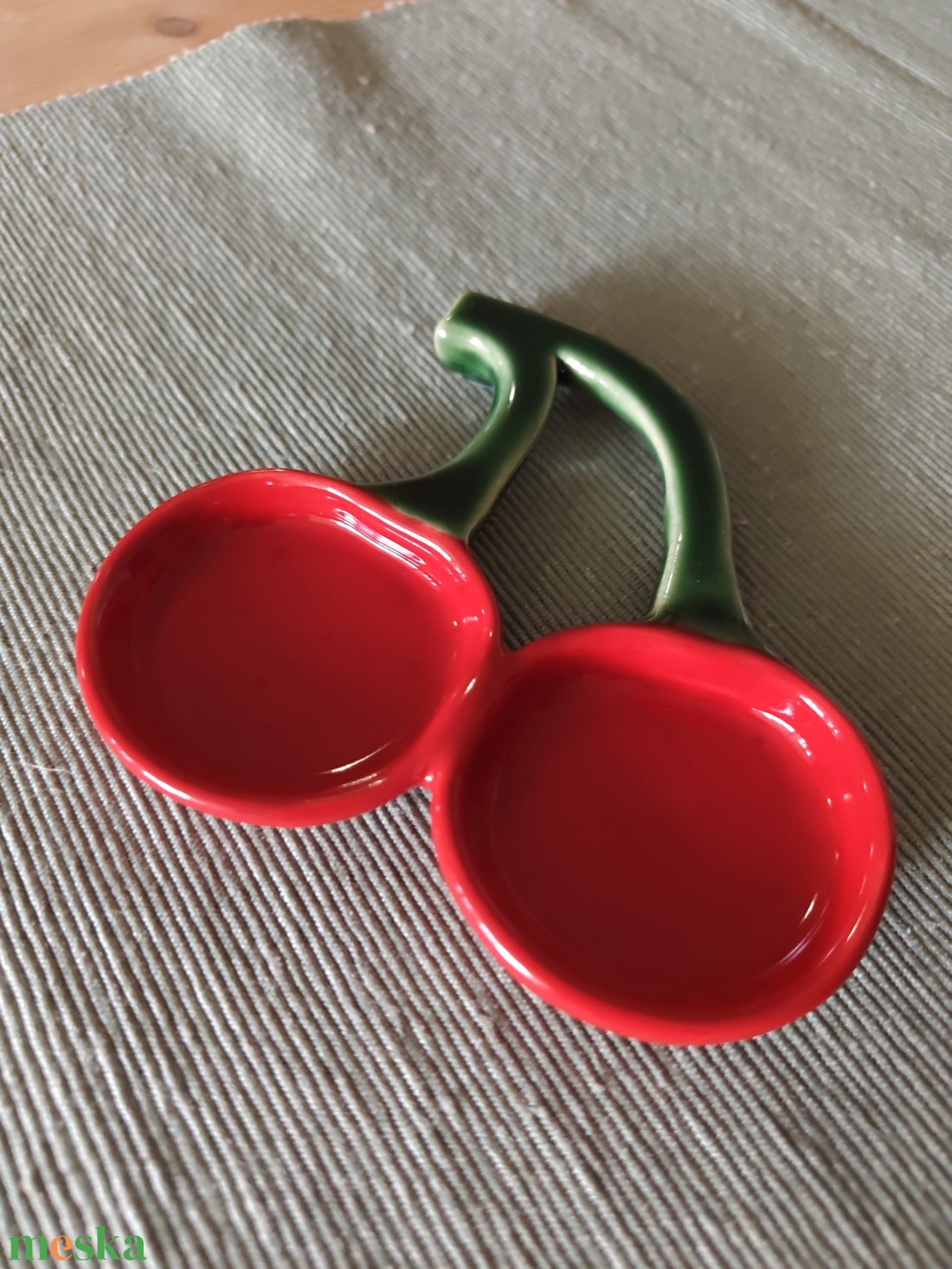 Cseresznyés ékszertartó  - ékszer - ékszertartó - ékszertartó tál - Meska.hu