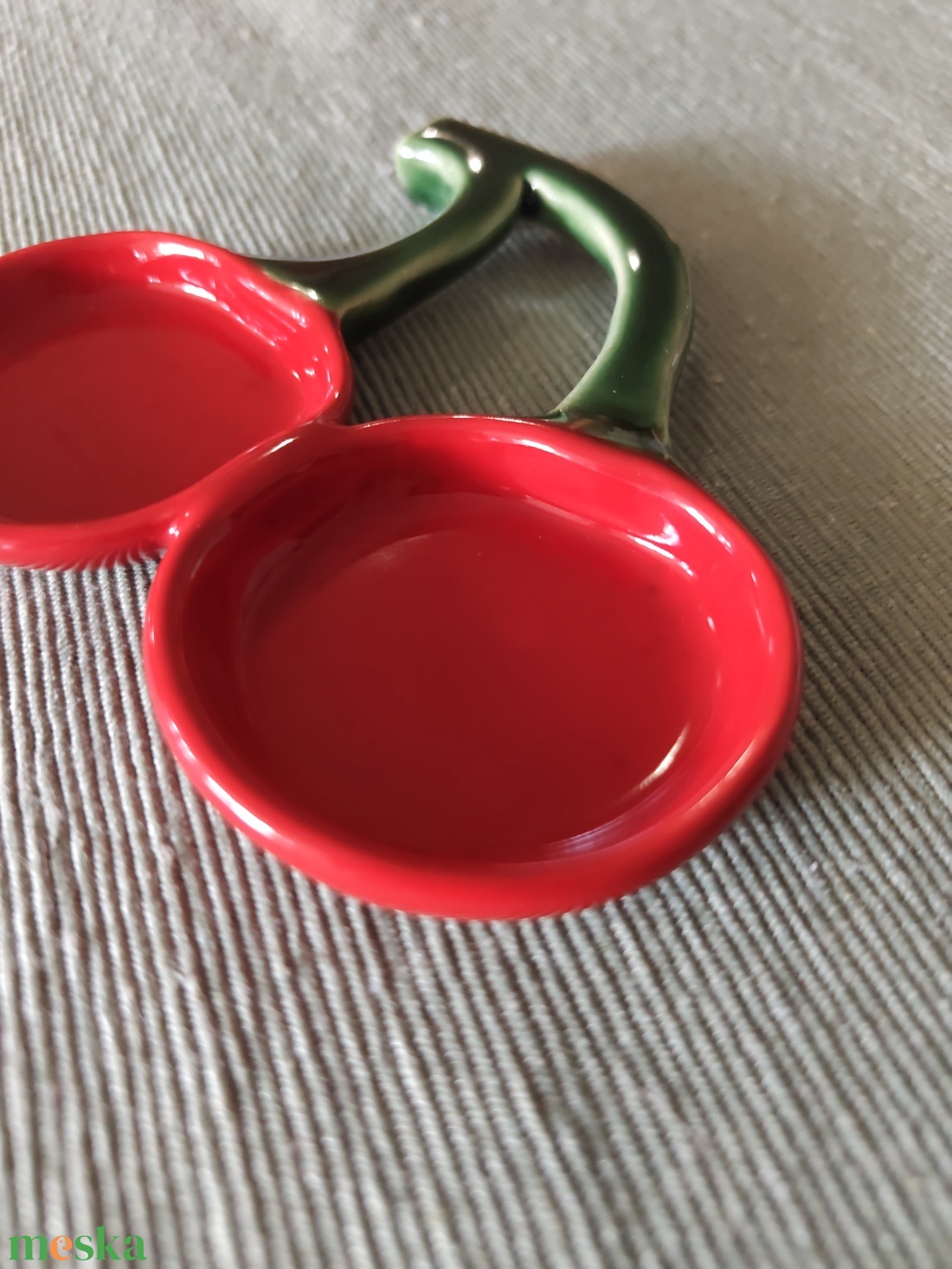 Cseresznyés ékszertartó  - ékszer - ékszertartó - ékszertartó tál - Meska.hu