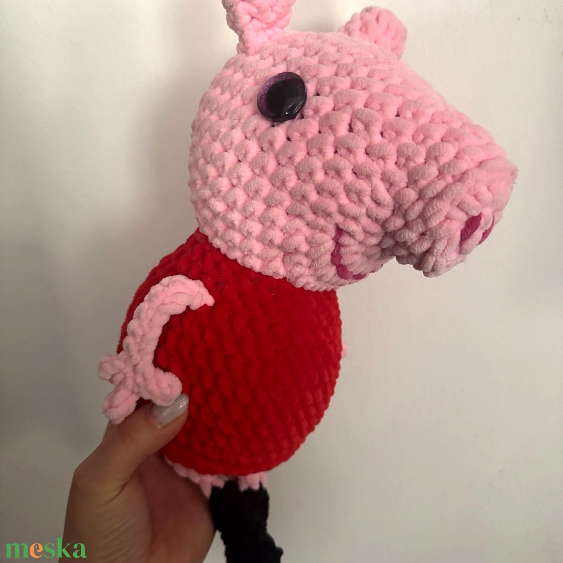 Peppa malac plüss figura - játék & sport - plüssállat & játékfigura - malac - Meska.hu