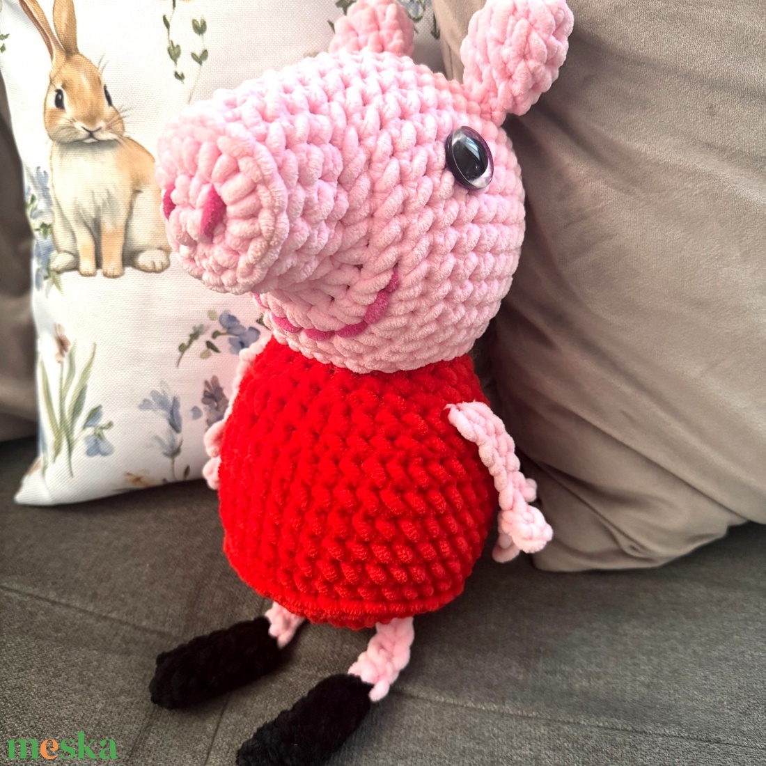Peppa malac plüss figura - játék & sport - plüssállat & játékfigura - malac - Meska.hu