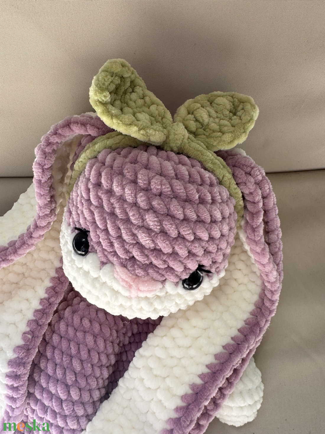 Lilibun szundikendő - levélfüles, ölelhető plüss figura - baba - mama - baba játékok - szundikendő, alvóka - Meska.hu