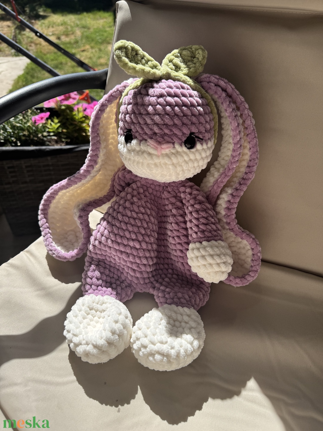 Lilibun szundikendő - levélfüles, ölelhető plüss figura - baba - mama - baba játékok - szundikendő, alvóka - Meska.hu