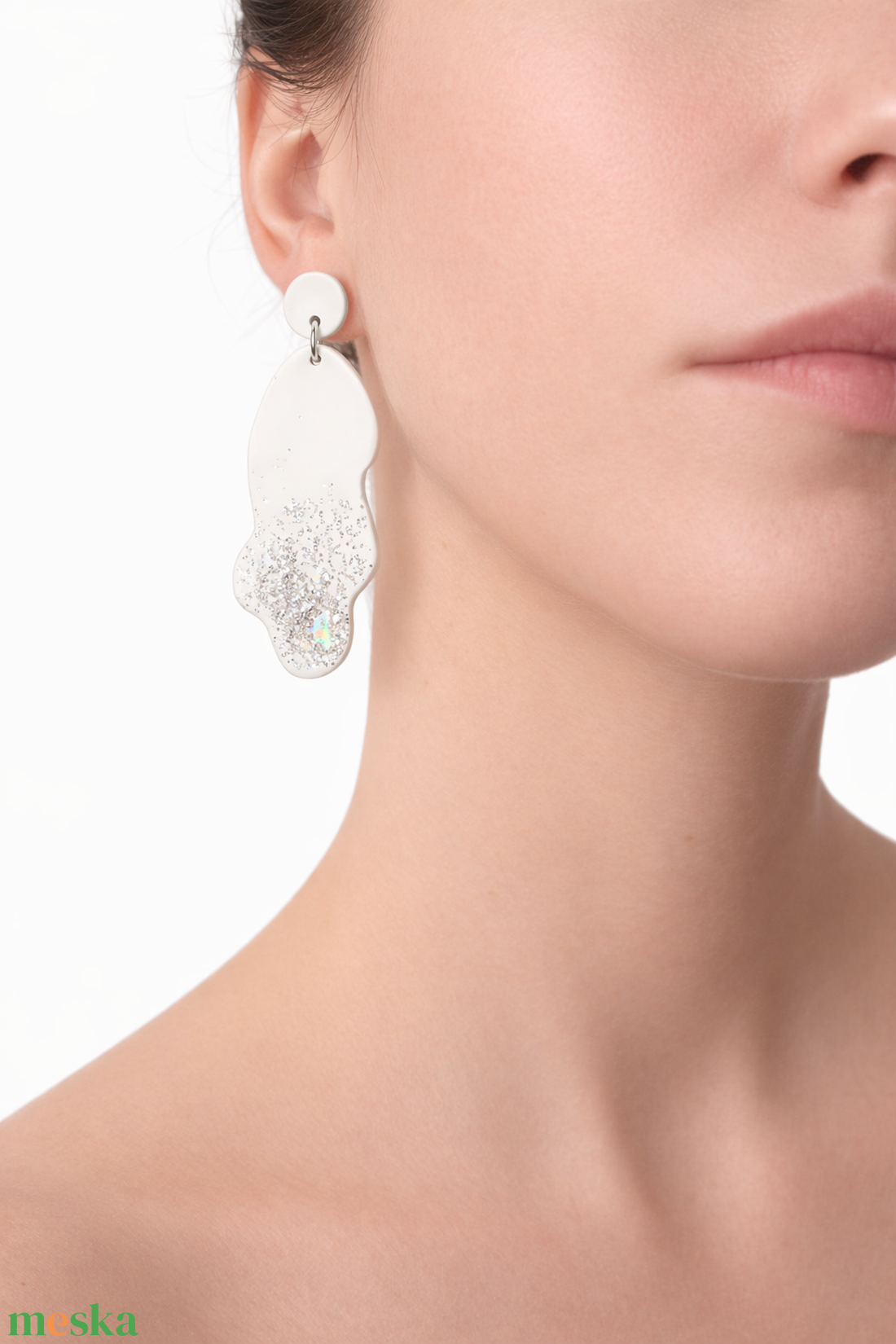 Csillogó, egyedi fülbevaló - ékszer - fülbevaló - fülékszer - Meska.hu