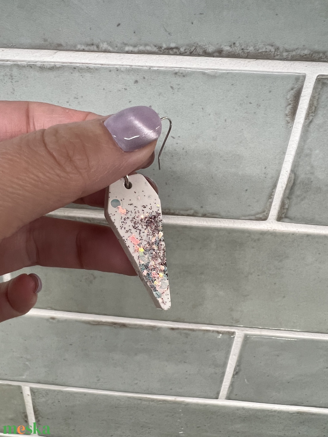 Csillámvarázs fülbevalók - esküvő - ékszer - fülbevaló - Meska.hu