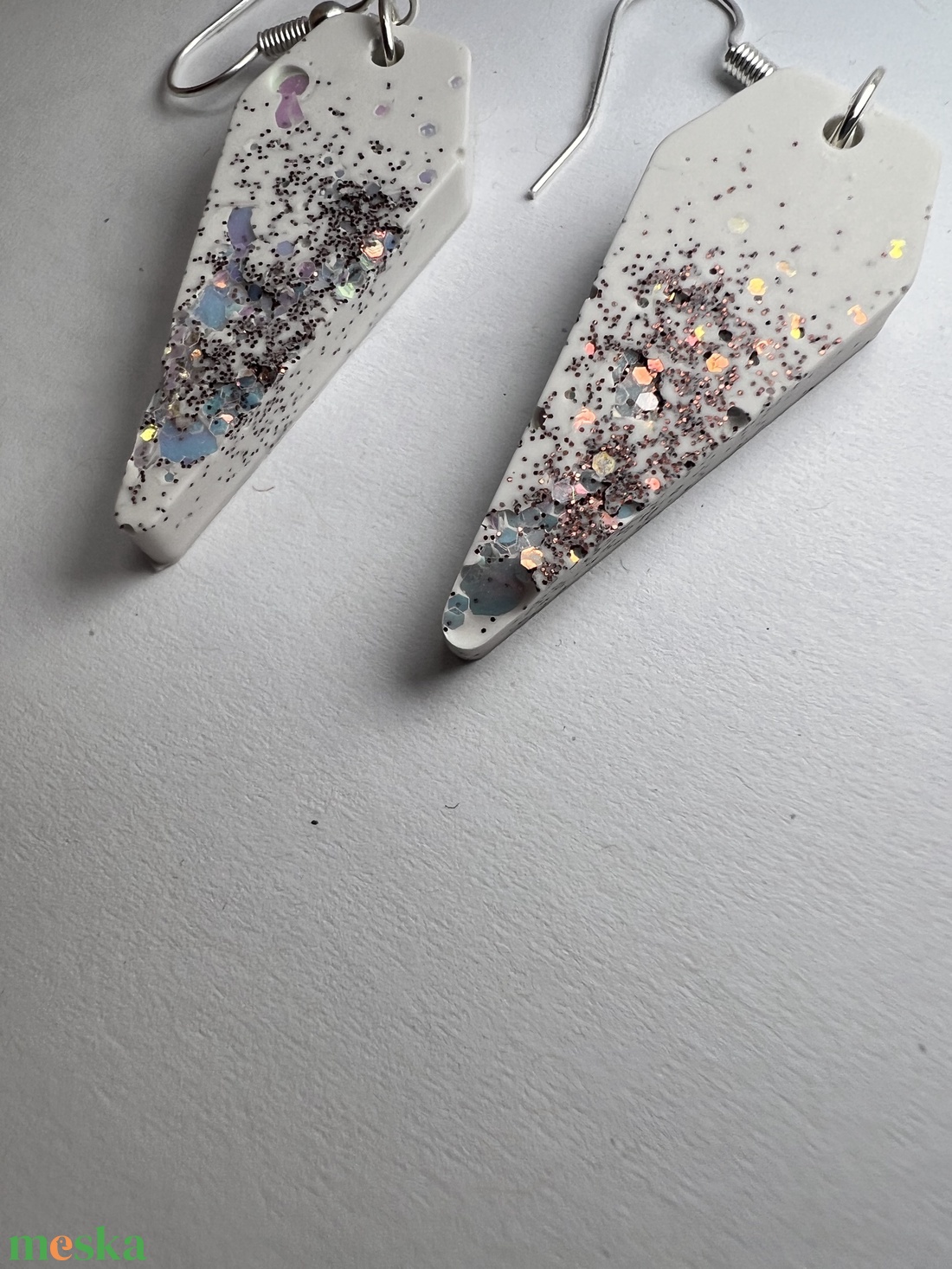 Csillámvarázs fülbevalók - esküvő - ékszer - fülbevaló - Meska.hu