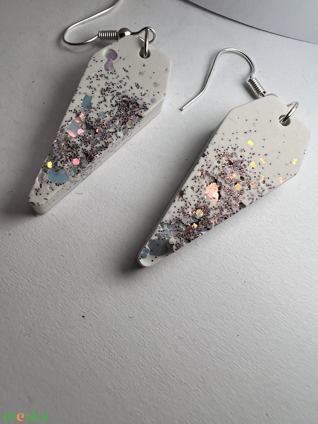 Csillámvarázs fülbevalók - esküvő - ékszer - fülbevaló - Meska.hu