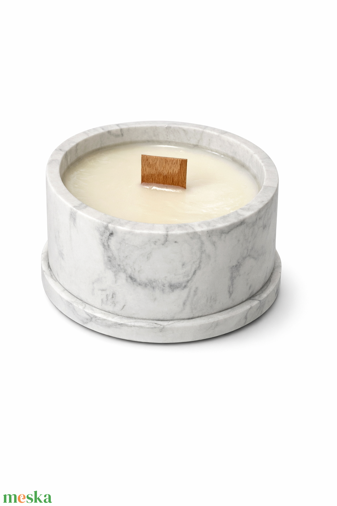 kézműves gyertyatartó, szójaviasz gyertyával - otthon & életmód - gyertya, illat, aroma - gyertya - Meska.hu