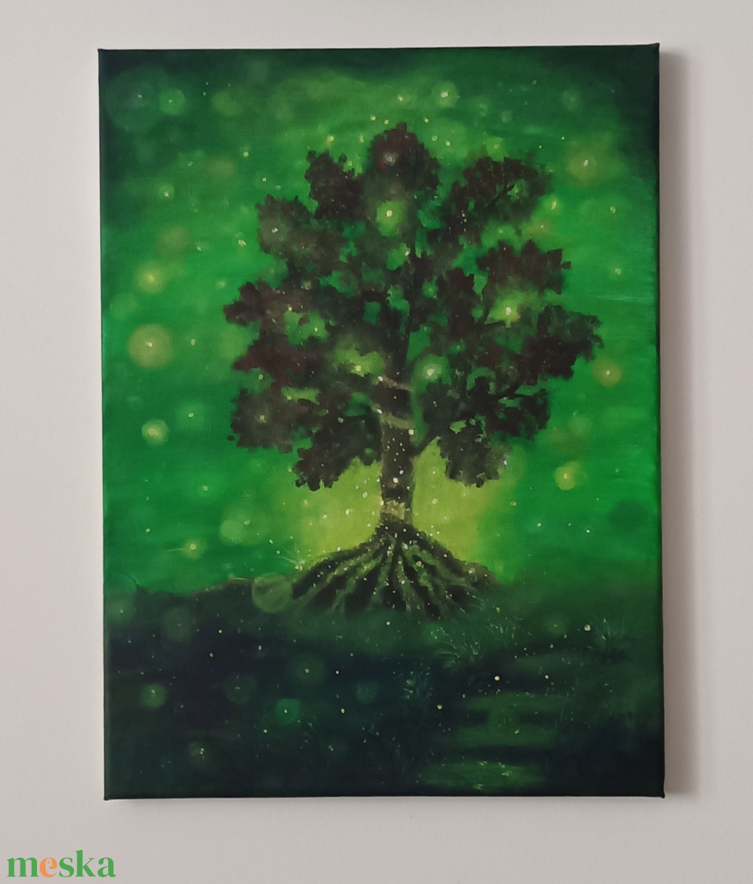 Vászon festmény - művészet - festmény - üvegfestmény - Meska.hu