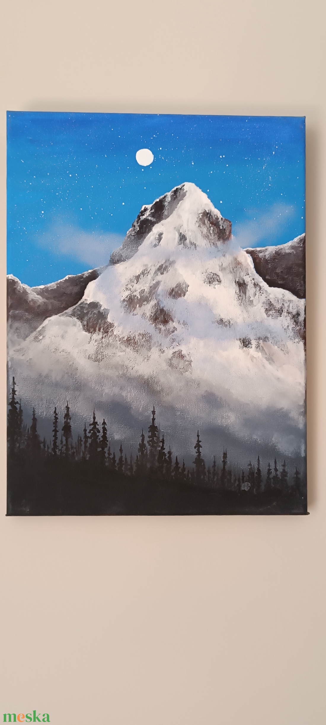 Vászon festmény - művészet - festmény - üvegfestmény - Meska.hu
