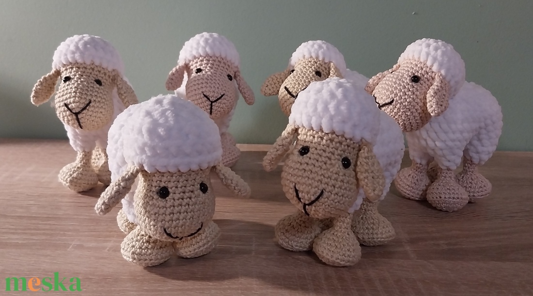 Amigurumi bari - játék & sport - plüssállat & játékfigura - plüss bárány - Meska.hu