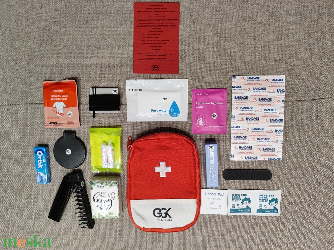 Női Autós Neszeszer - GlowGo Kit - Egyedi Praktikus Ajándék - diy (csináld magad) - egységcsomag - Meska.hu