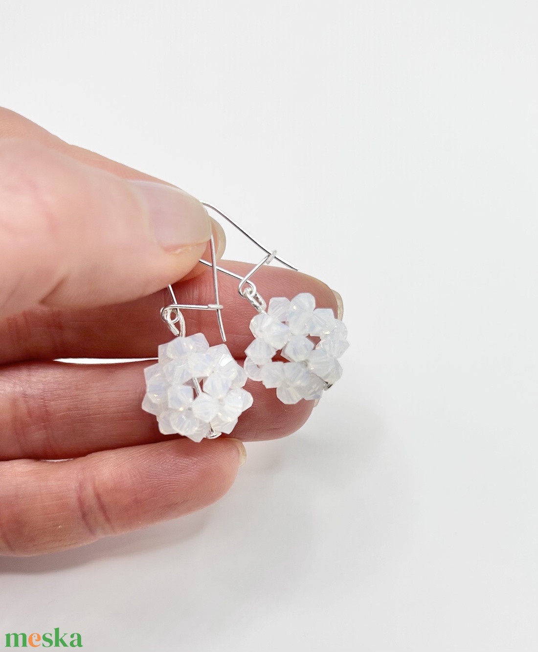 Andrassy Couture Swarovski golyó fülbevaló  - ékszer - fülbevaló - lógó fülbevaló - Meska.hu