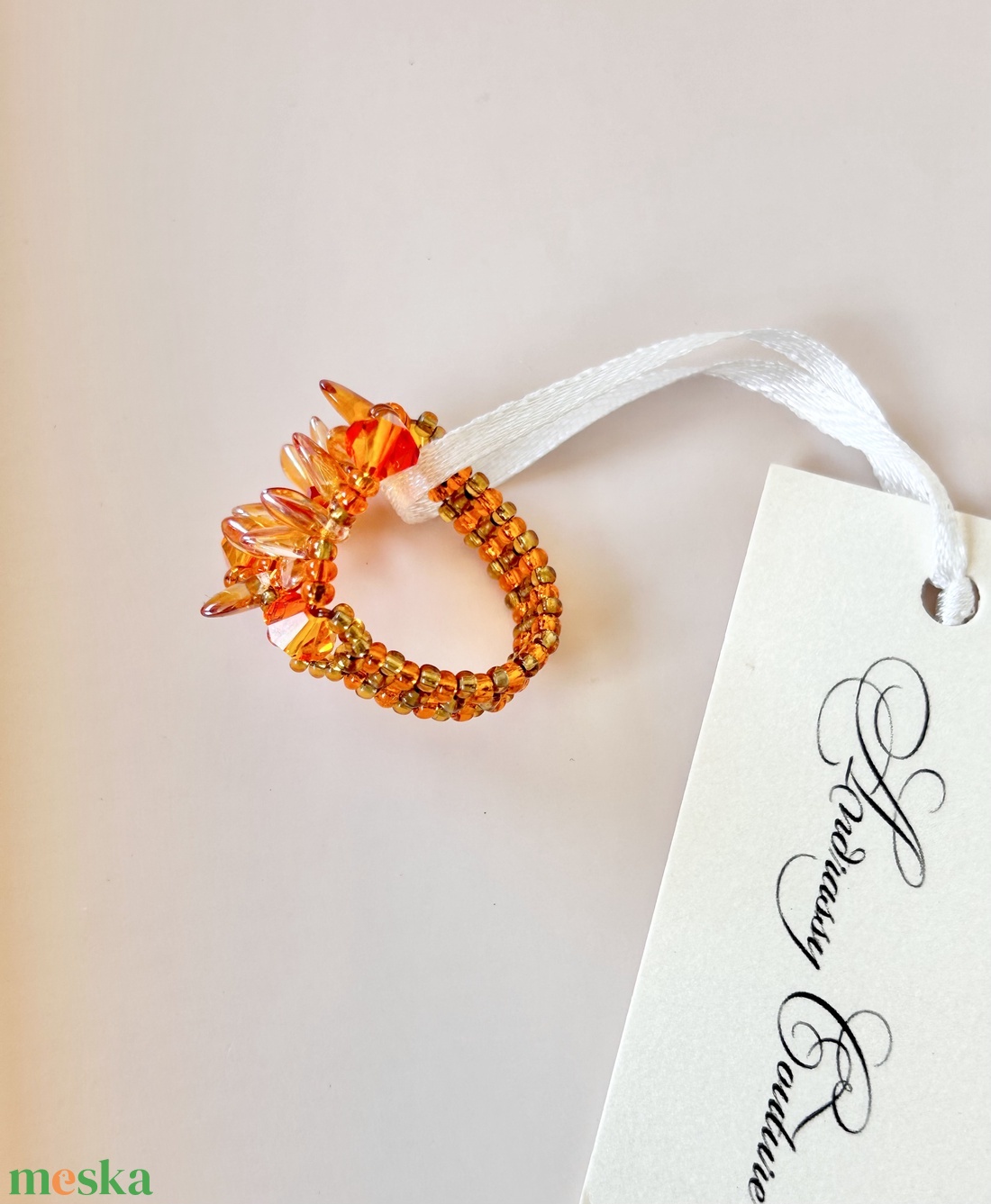 Andrassy Couture Naplemente Swarovski gyűrű  - ékszer - gyűrű - figurális gyűrű - Meska.hu