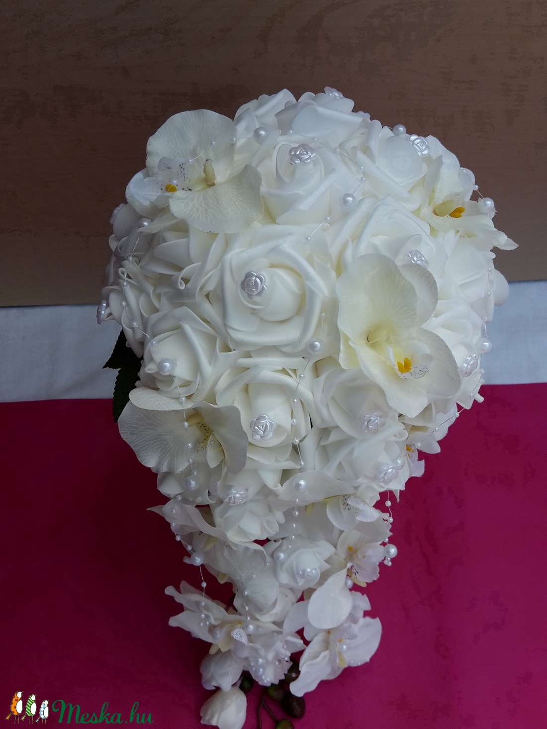 Menyasszonyi örökcsokor - esküvő - menyasszonyi- és dobócsokor - Meska.hu