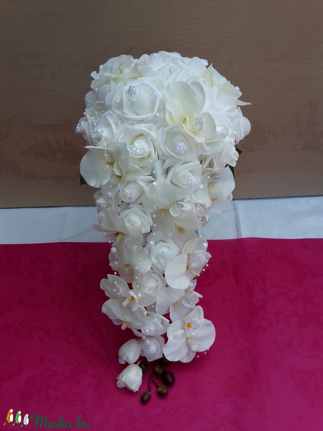 Menyasszonyi örökcsokor - esküvő - menyasszonyi- és dobócsokor - Meska.hu