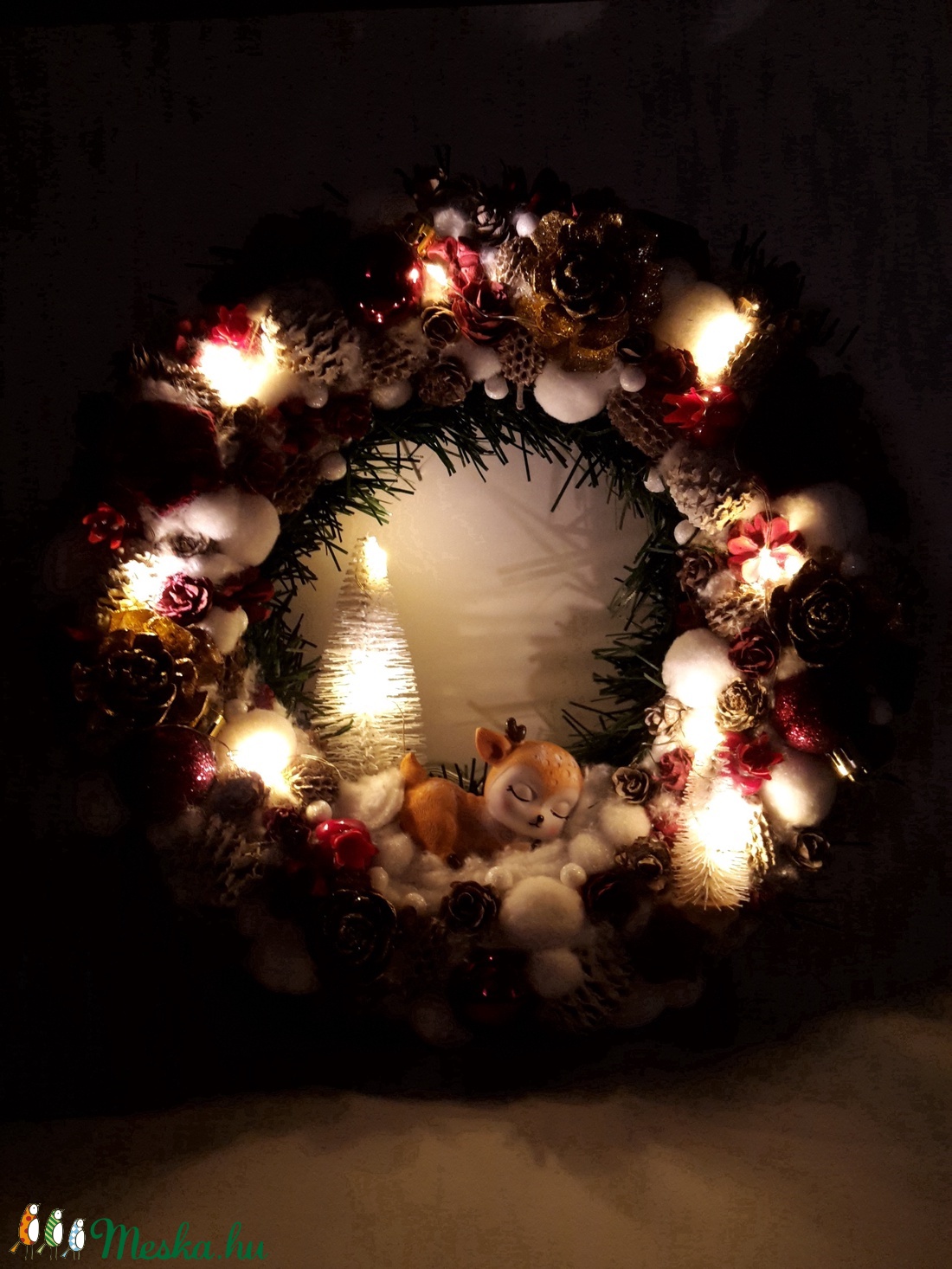 Karácsonyi ajtó és asztal dísz garnitúra - karácsony - adventi díszek - adventi ajtódísz - Meska.hu Karácsonyi ajtó és asztal dísz garnitúra - karácsony - adventi díszek - adventi ajtódísz - Meska.hu