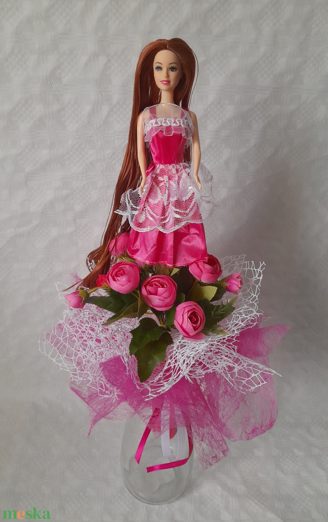 Barbie virágon - otthon & lakás - dekoráció - virágdísz és tartó - csokor & virágdísz - Meska.hu Barbie virágon - otthon & lakás - dekoráció - virágdísz és tartó - csokor & virágdísz - Meska.hu