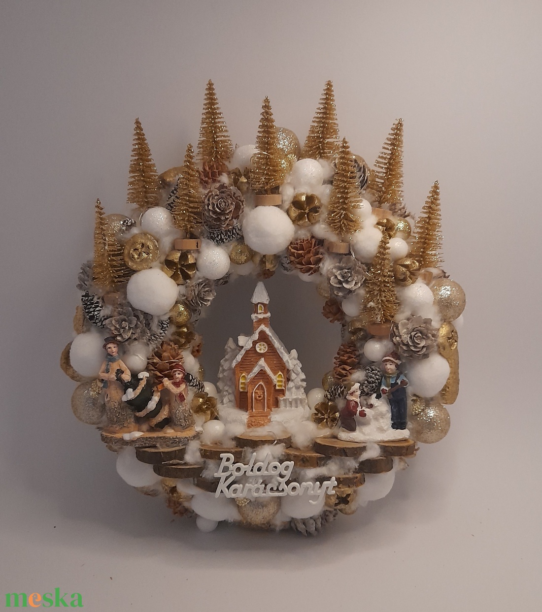 Mesebeli Karácsonyi Ajtódísz - karácsony - adventi díszek - adventi ajtódísz - Meska.hu