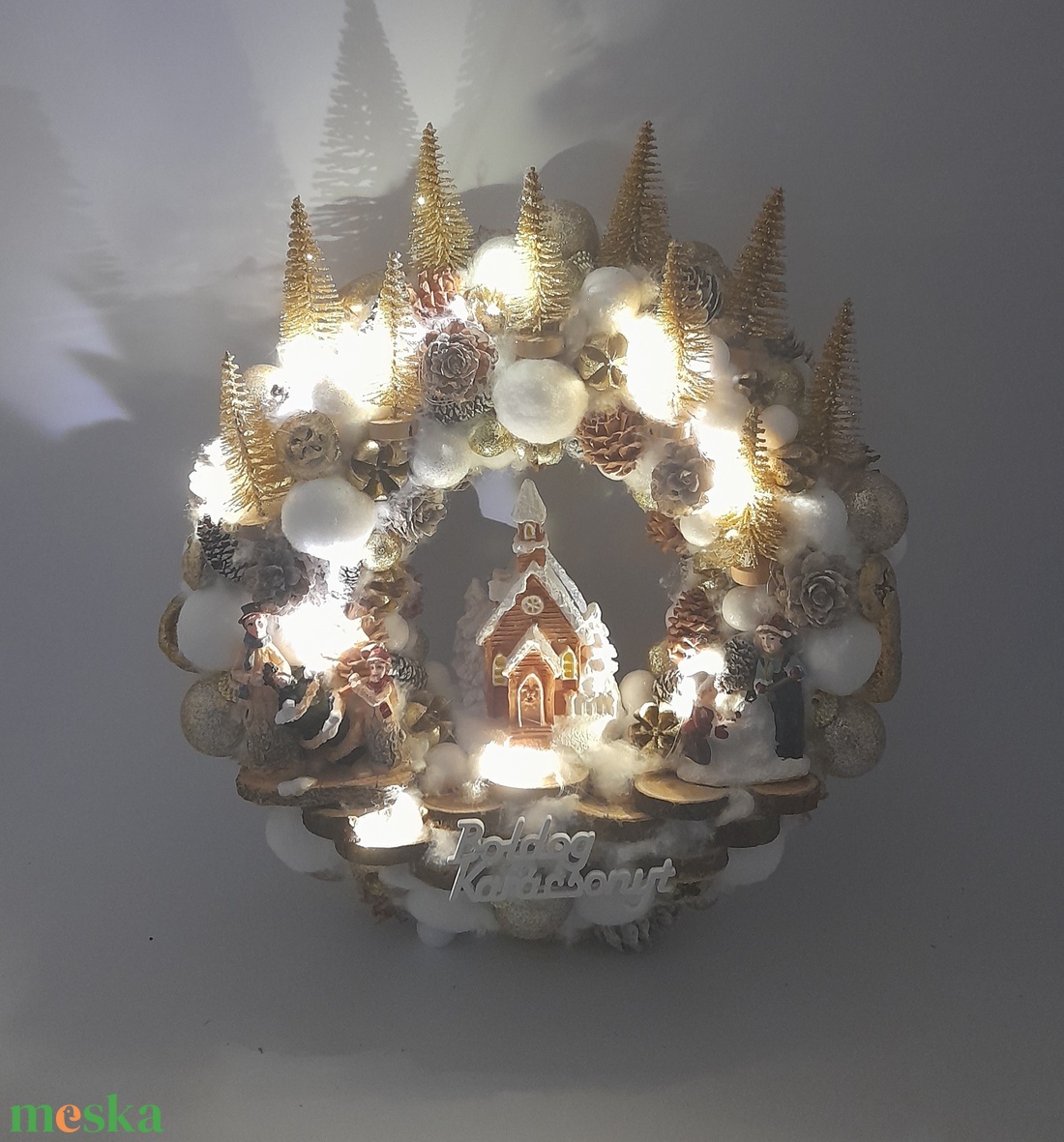 Mesebeli Karácsonyi Ajtódísz - karácsony - adventi díszek - adventi ajtódísz - Meska.hu