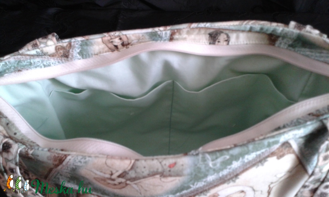 Mirabelle zöld táska.KIÁRÚSÍTÁS! - táska & tok - kézitáska & válltáska - válltáska - Meska.hu