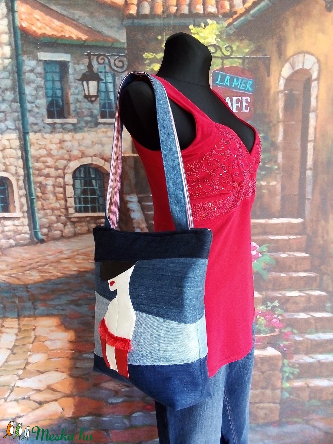 Nőcis farmer táska.KIÁRÚSÍTÁS! - táska & tok - kézitáska & válltáska - válltáska - Meska.hu Nőcis farmer táska.KIÁRÚSÍTÁS! - táska & tok - kézitáska & válltáska - válltáska - Meska.hu