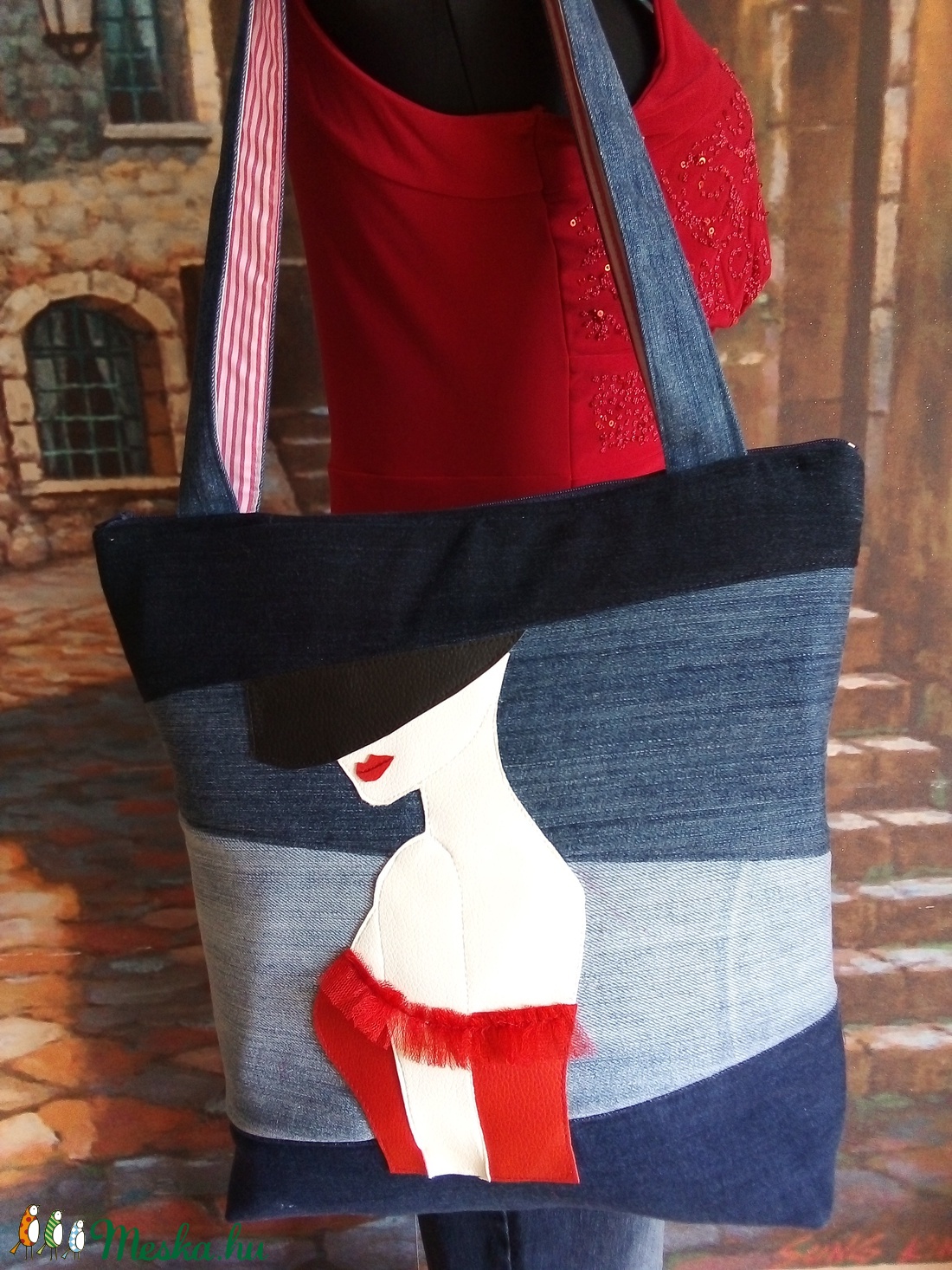 Nőcis farmer táska.KIÁRÚSÍTÁS! - táska & tok - kézitáska & válltáska - válltáska - Meska.hu Nőcis farmer táska.KIÁRÚSÍTÁS! - táska & tok - kézitáska & válltáska - válltáska - Meska.hu