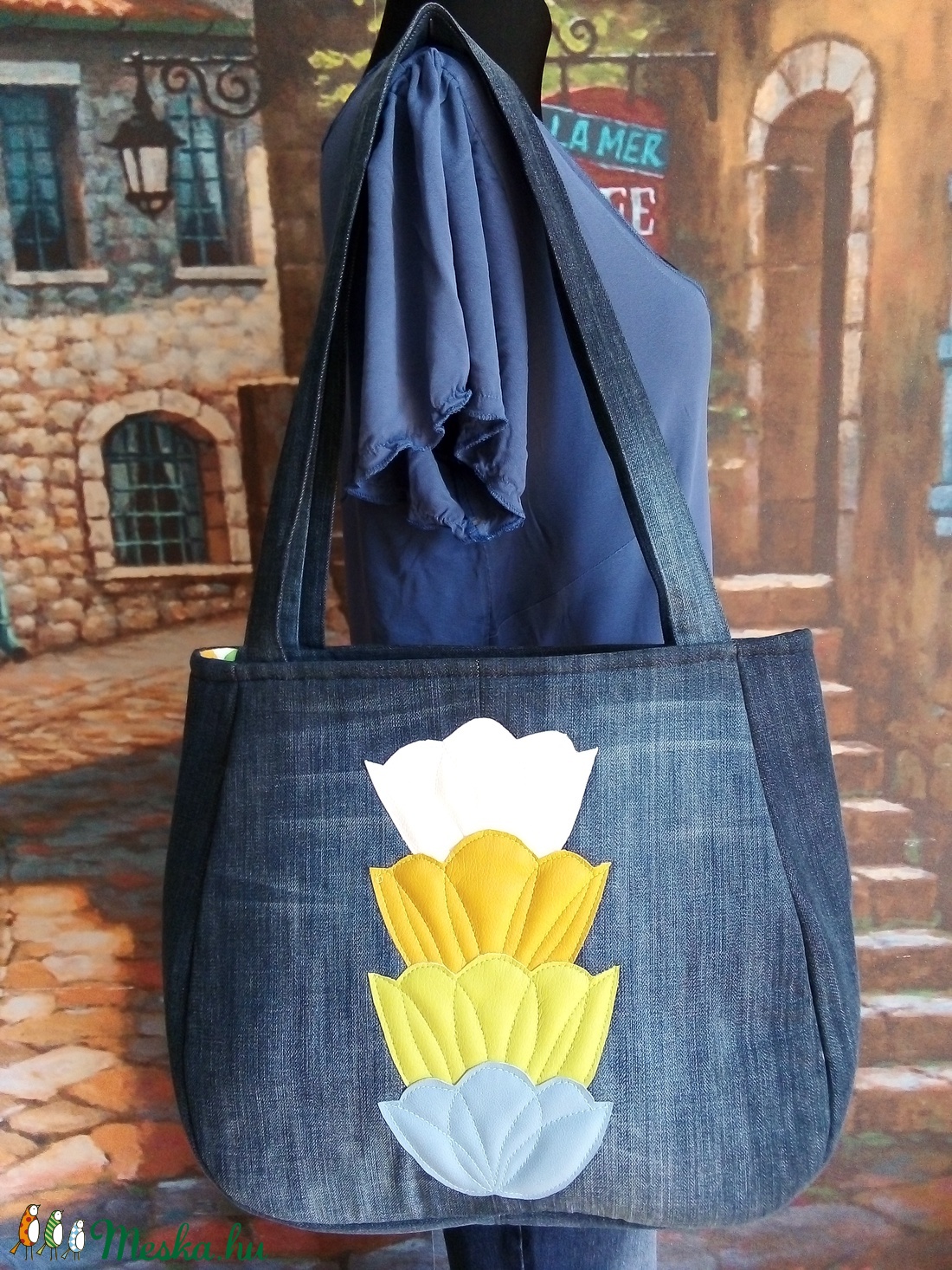 Farmer virágos táska -  - Meska.hu Farmer virágos táska -  - Meska.hu