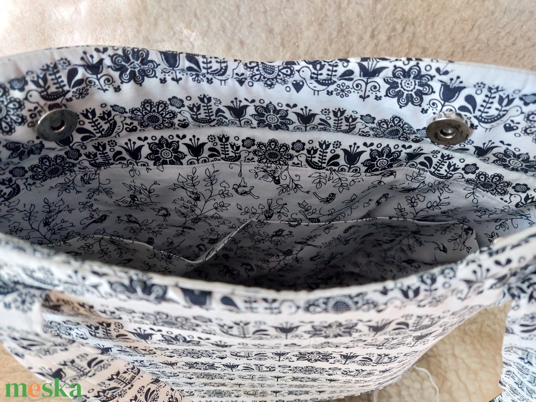 Népi motívumos táska1 - táska & tok - kézitáska & válltáska - válltáska - Meska.hu