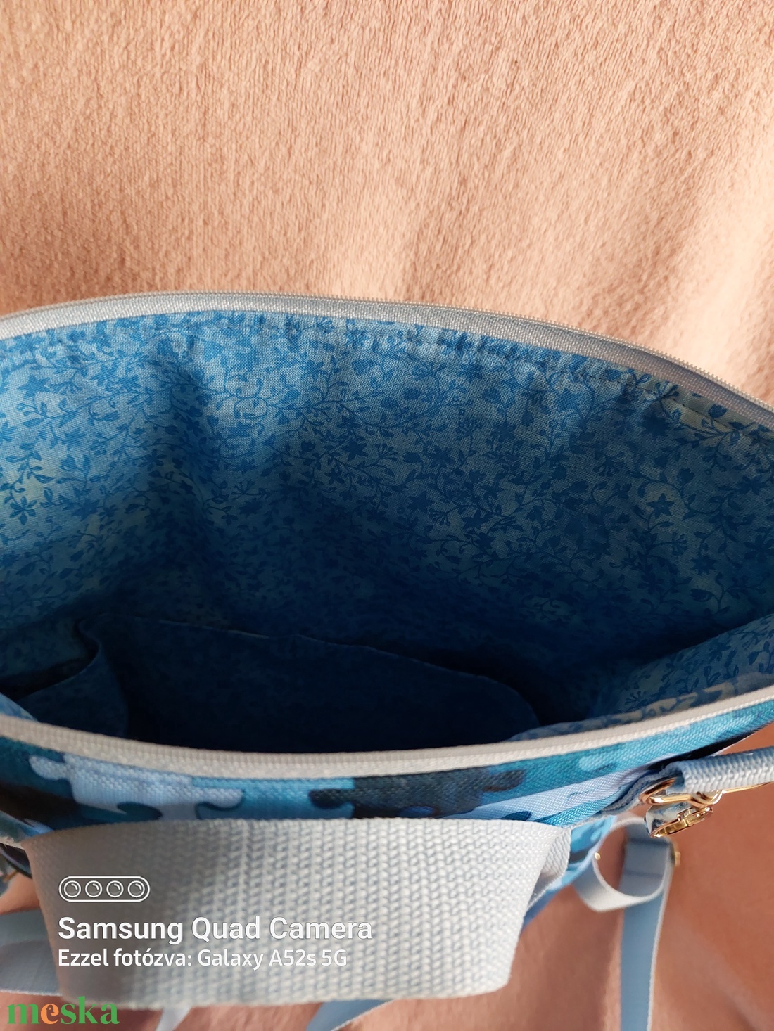 Kék puzzle hátizsák - táska & tok - hátizsák - hátizsák - Meska.hu Kék puzzle hátizsák - táska & tok - hátizsák - hátizsák - Meska.hu