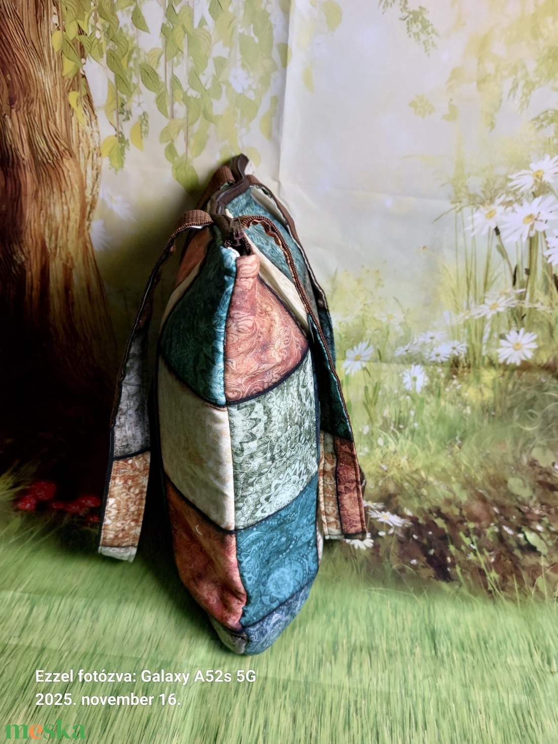 Pachwork jellegű táska - táska & tok - kézitáska & válltáska - válltáska - Meska.hu