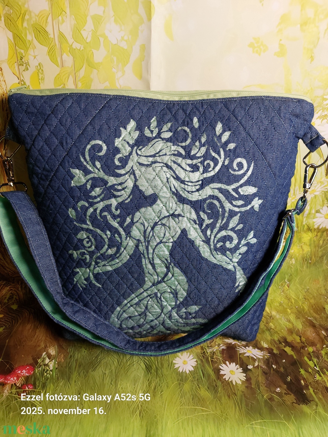 Seppelt farmertáska - táska & tok - kézitáska & válltáska - vállon átvethető táska - Meska.hu