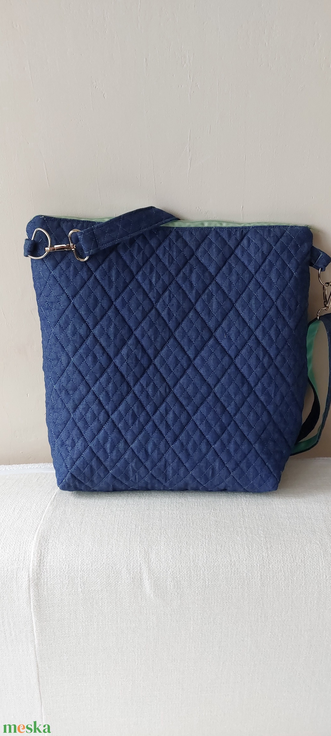 Seppelt farmertáska - táska & tok - kézitáska & válltáska - vállon átvethető táska - Meska.hu