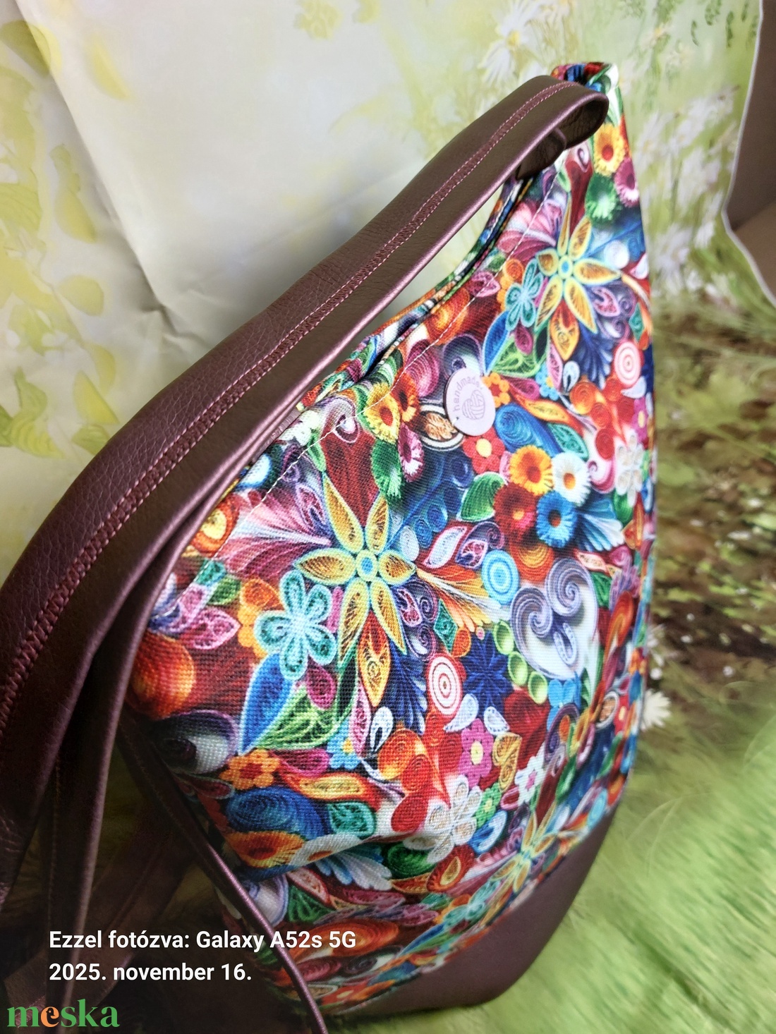 Quillingmintás táska - táska & tok - kézitáska & válltáska - válltáska - Meska.hu