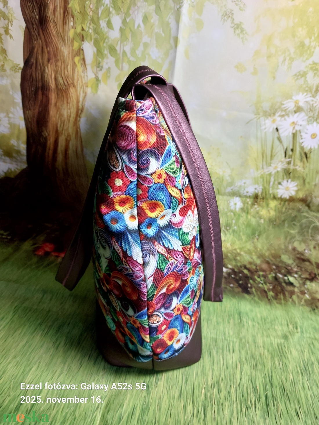 Quillingmintás táska - táska & tok - kézitáska & válltáska - válltáska - Meska.hu