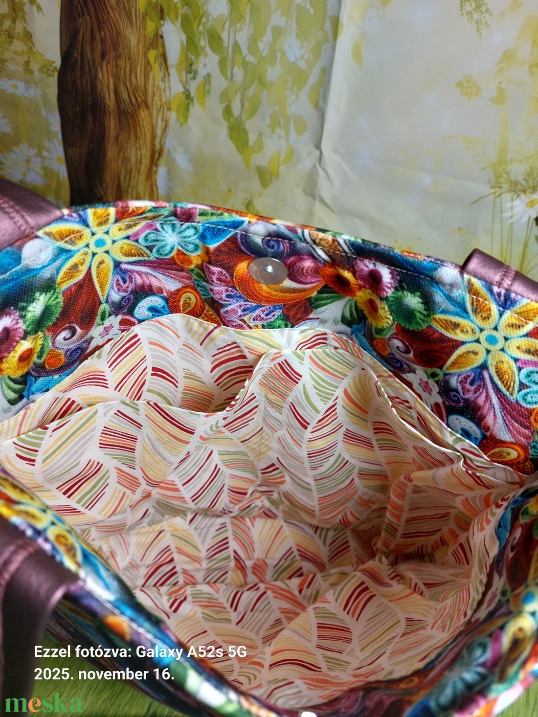 Quillingmintás táska - táska & tok - kézitáska & válltáska - válltáska - Meska.hu