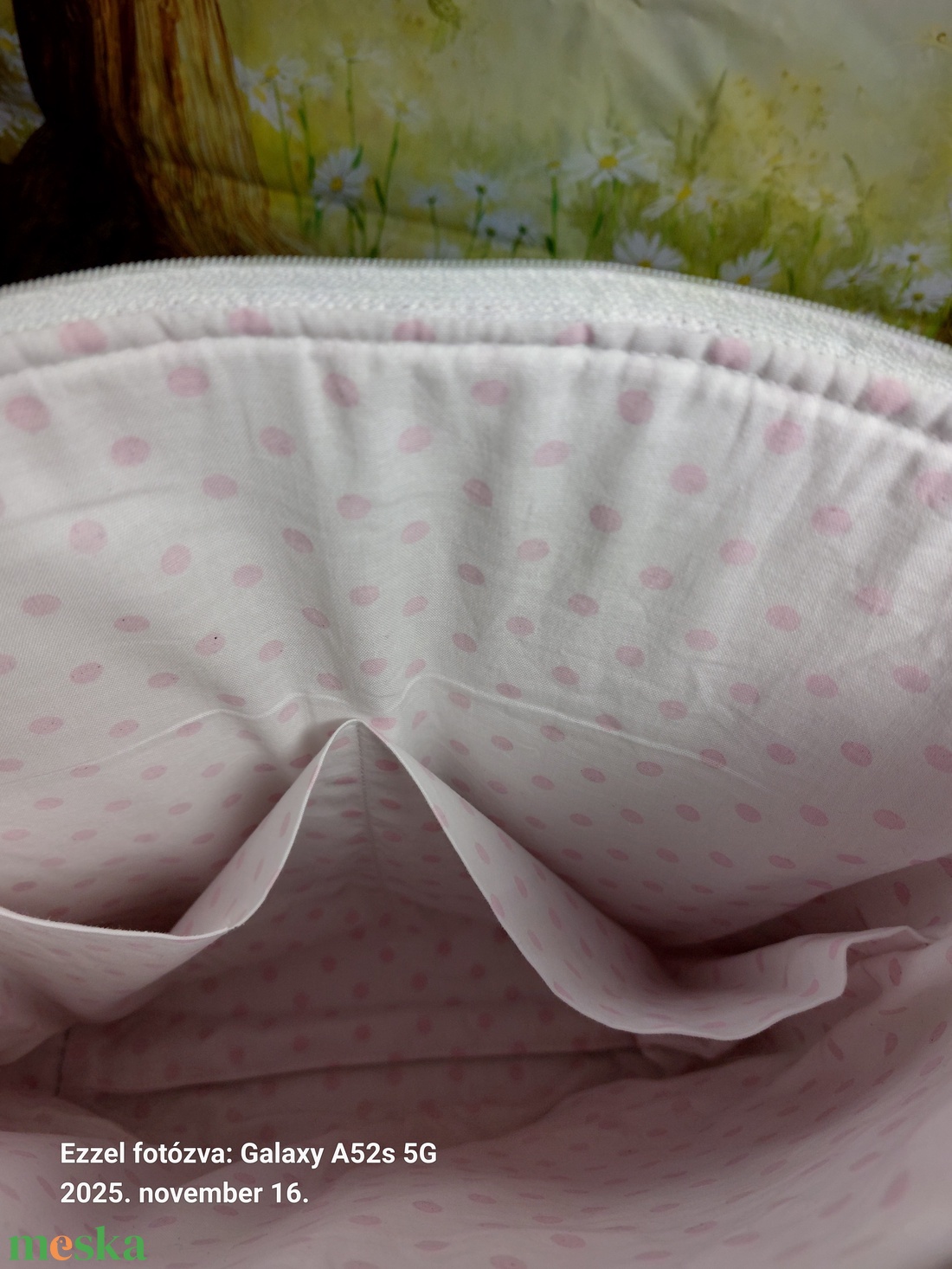 Mangólia mintás táska - táska & tok - kézitáska & válltáska - vállon átvethető táska - Meska.hu