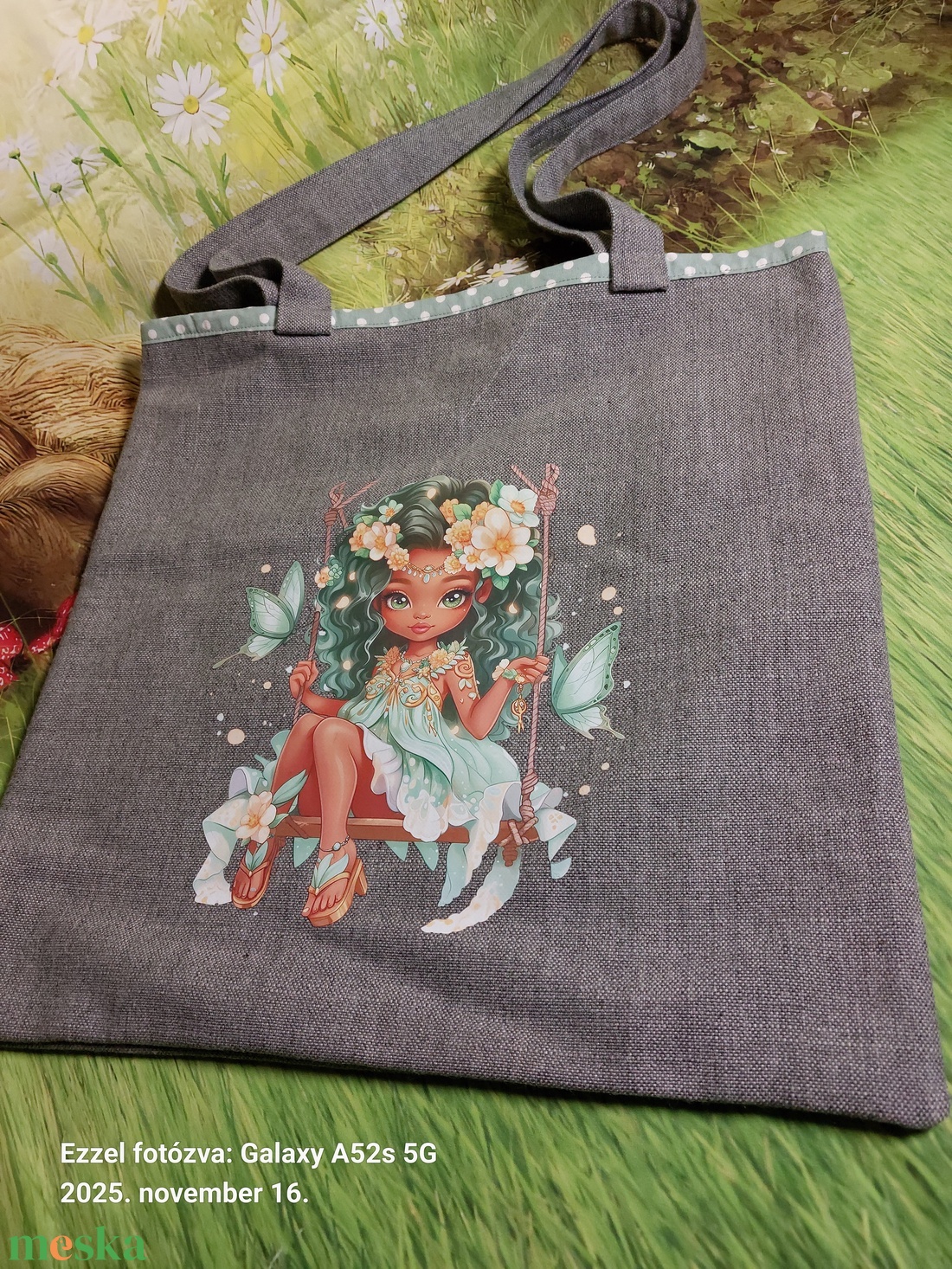 Táska,szatyor zöldtündér - táska & tok - bevásárlás & shopper táska - shopper, textiltáska, szatyor - Meska.hu