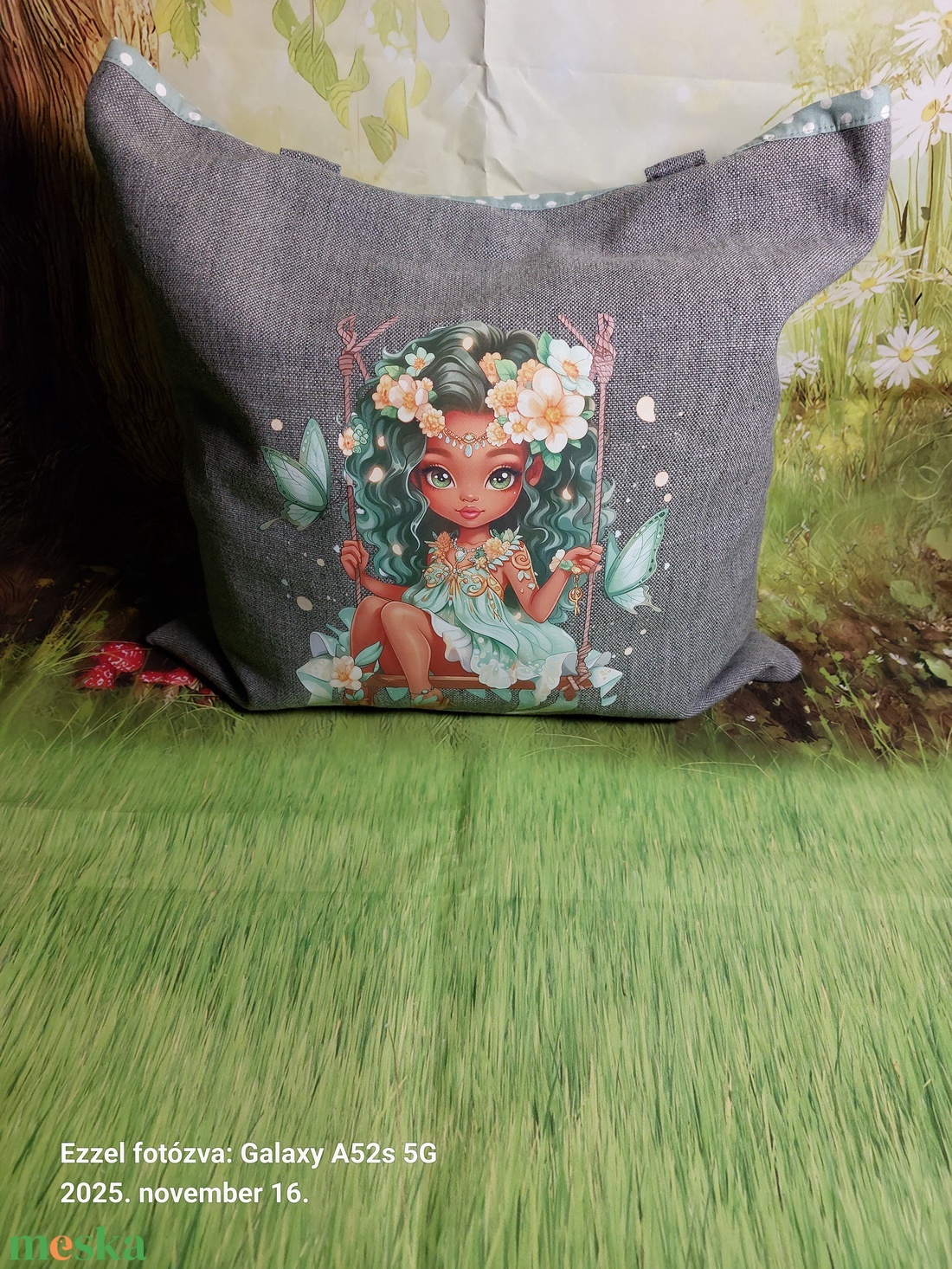 Táska,szatyor zöldtündér - táska & tok - bevásárlás & shopper táska - shopper, textiltáska, szatyor - Meska.hu