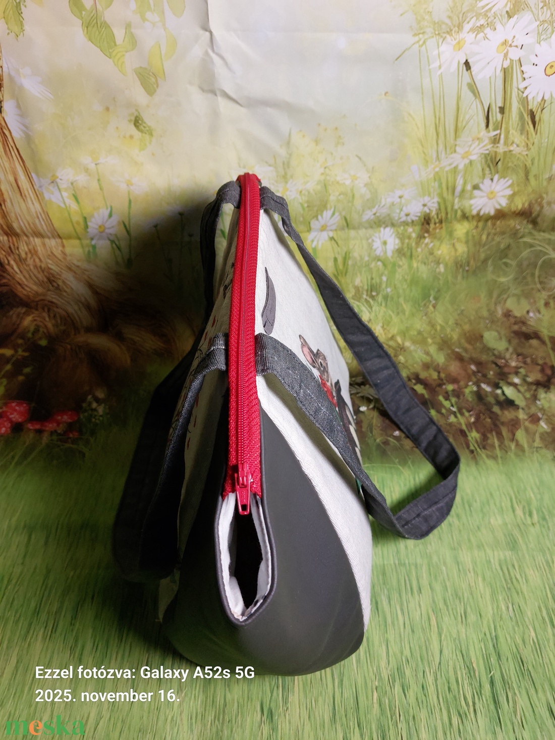 Aliz csodaországos táska2 - táska & tok - kézitáska & válltáska - válltáska - Meska.hu