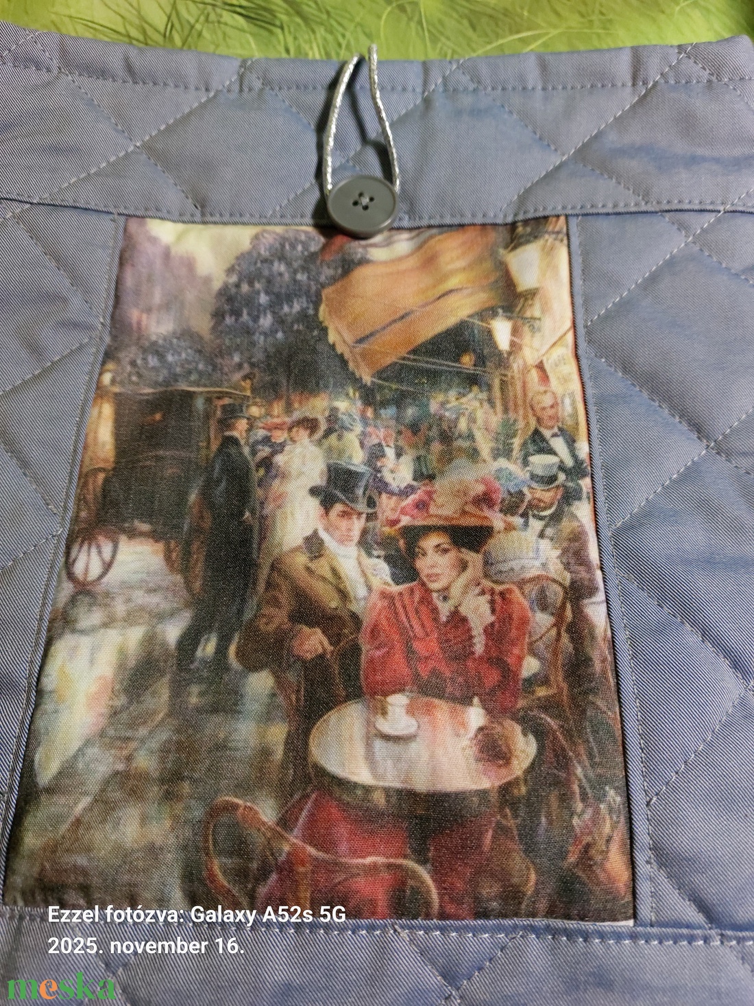 Szürke romantikus könyvtartó,telefontartó szett - könyv & zene - könyvtok - Meska.hu