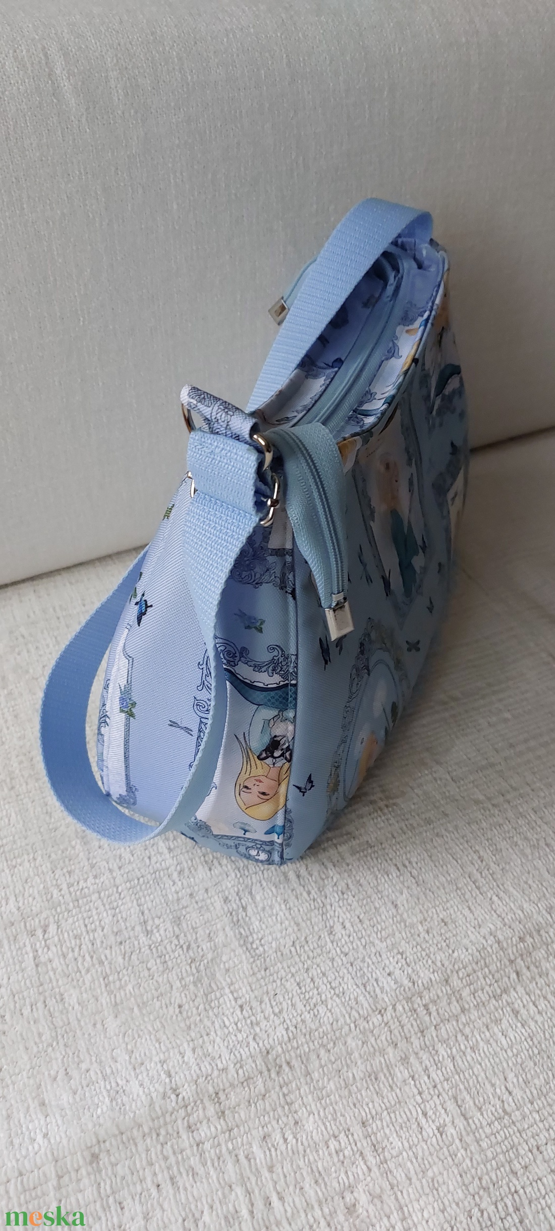 Zoé félkör táska - táska & tok - kézitáska & válltáska - kézitáska - Meska.hu