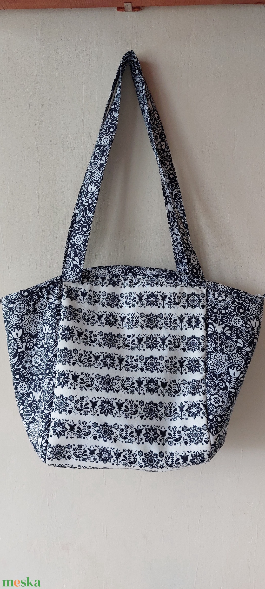 Népi motívumos táska13 - táska & tok - kézitáska & válltáska - válltáska - Meska.hu