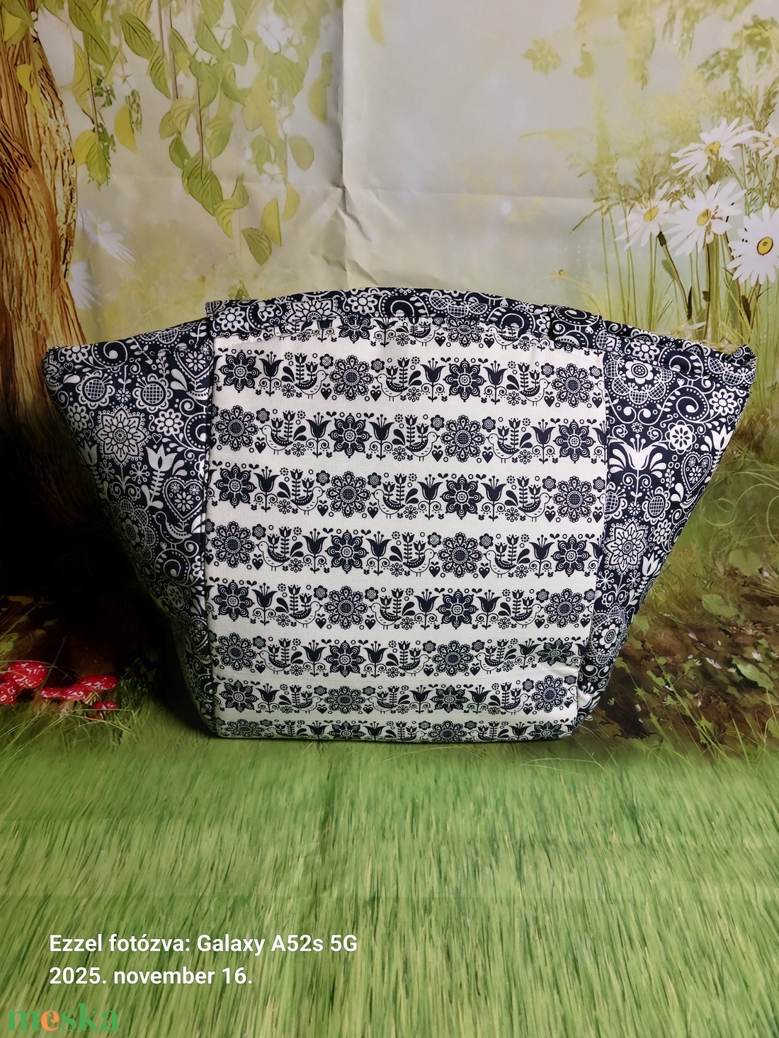 Népi motívumos táska13 - táska & tok - kézitáska & válltáska - válltáska - Meska.hu
