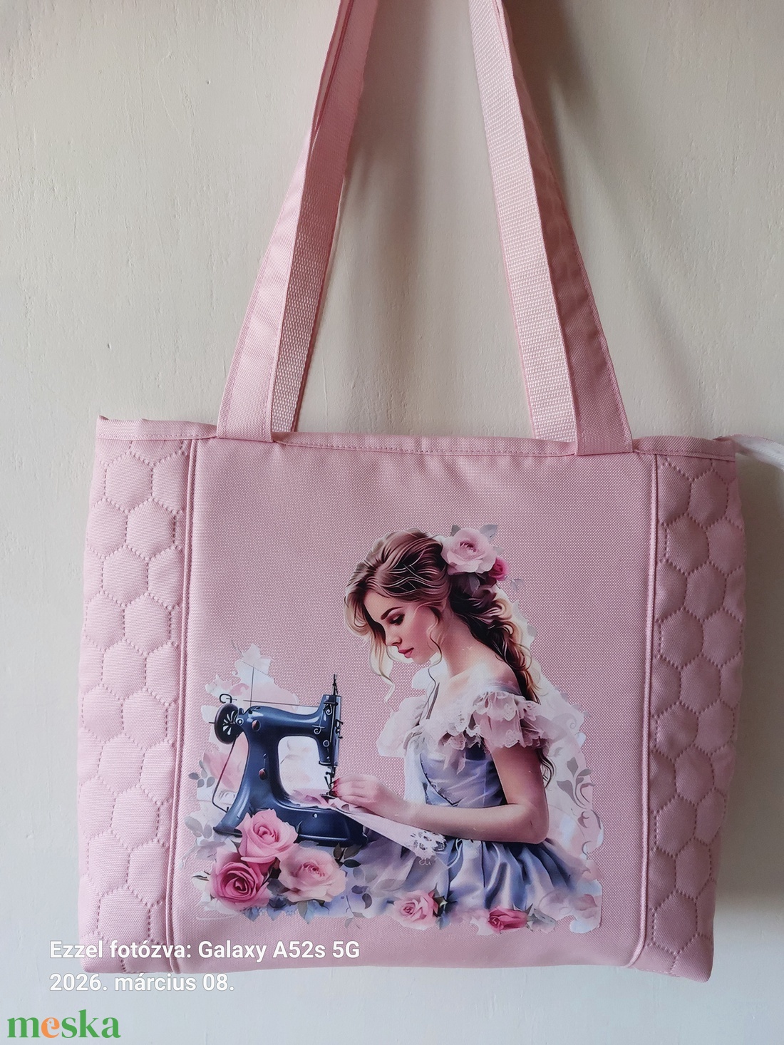 Varrólányos táska - táska & tok - kézitáska & válltáska - válltáska - Meska.hu