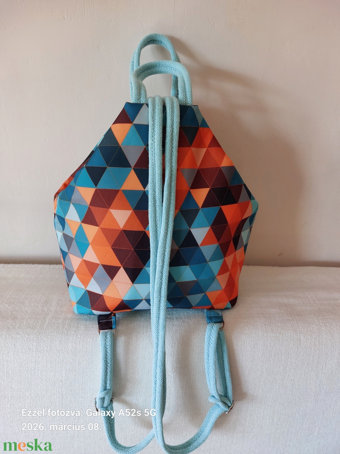 Kisnarancsos hátizsák - táska & tok - hátizsák - kishátizsák - Meska.hu